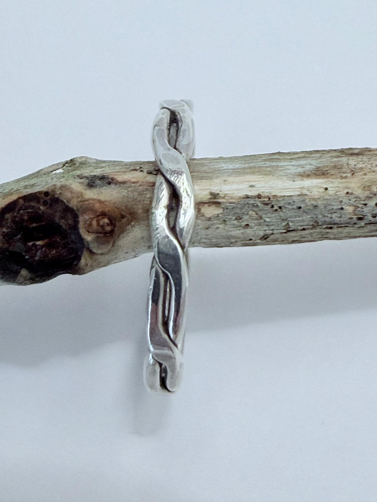 Sterling Silver Double Twist Stacking Ring